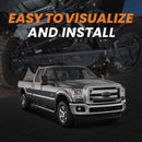 Weld-On Triangulated 4 Link Kit Brackets 2500 Bags Air Ride Suspension 2.75 axle