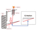 2 Front Rear Leveling Lift Kit compatible for Geo/Chevy Tracker for Suzuki Sidekick 1989-1998