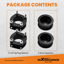 2006-2010 compatible for jeep commander 2 Front Rear Full Complete Leveling Lift Kit