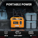Portable Inverter Generator 2300 Watt Gas Powered Quiet Device
