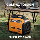 Portable Inverter Generator 2300 Watt Gas Powered Quiet Device