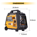 Power generator 3500 W LPG/gasoline gas power generator Digital Quiet Lightweight as emergency generator
