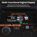 Power generator 3500 W LPG/gasoline gas power generator Digital Quiet Lightweight as emergency generator