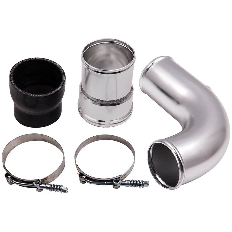 Red Cold Side Intercooler Pipe Upgrade for 11-16 Ford 6.7L Powerstroke Diesel Red Cold Side Intercooler Pipe Upgrade for 11-16 Ford 6.7L Powerstroke Diesel